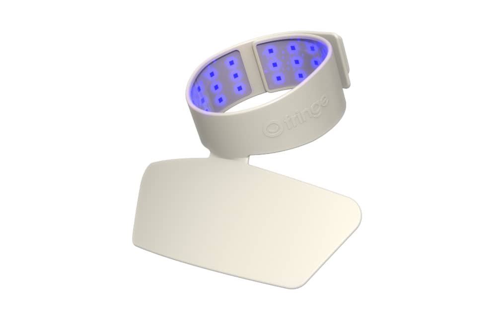 Fringe light chest & neck mask